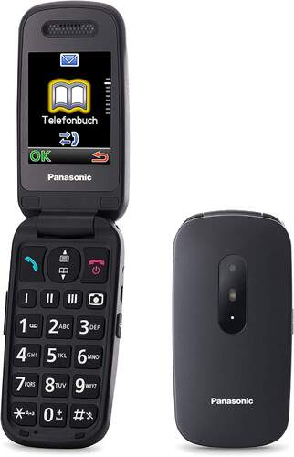 Teléfono Movil Panasonic KXTU446EXB Negro