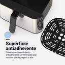 FREIDORA AIRE U.BLUE 6008B NEG/INOX DIGITAL 8L