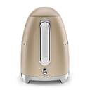 HERVIDOR SMEG KLF03CHMEU 1,7L 2400W CHAMPAGNE MATE