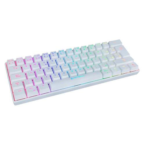 TECLADO NEWSKILL PYROS IVORY 60% RGB GAMING