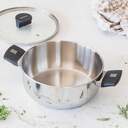 CACEROLA MONIX 20CM ELITE CON TAPA VIDRIO