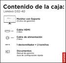 MONITOR LENOVO 31,5%%%quot; D32-40 FHD 1920X1080 1 HDMI