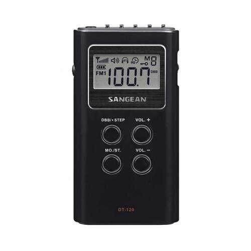 Radio bolsillo Sangean DT-120 Negro