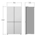 FRI. LG GMV960MBDE 179x92x73 4P INOX