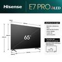 TV HISENSE 65%%%quot; 65E7NQ PRO UHD QLED SMART TV 144HZ