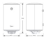 TERMO MIDEA TE03050 LUME CYLINDER 50L CLASE C