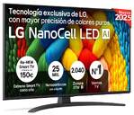 TV LG 43%%%quot; 43NANO81A6A UHD NANOCELL ALFA7 WEBOS25