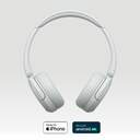AURICULARES SONY WHCH520W BT DSEE WHITE