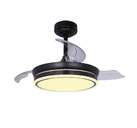 VENTILADOR TECHO RETRACT CRISTAL MOSS MINI 46W MD