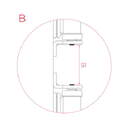 FRICOM. TEKA RBF78385FI 194x60 NF INT