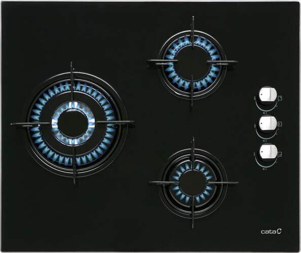 Placa Gas Cata CIB 6021 BK