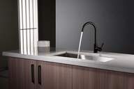 GRIFO COCINA IMEX GCR002NG LYON NEGRO MATE