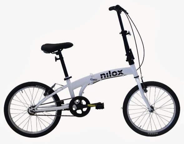 Bicicleta plegable Nilox X0 20X1.X75P Blanco
