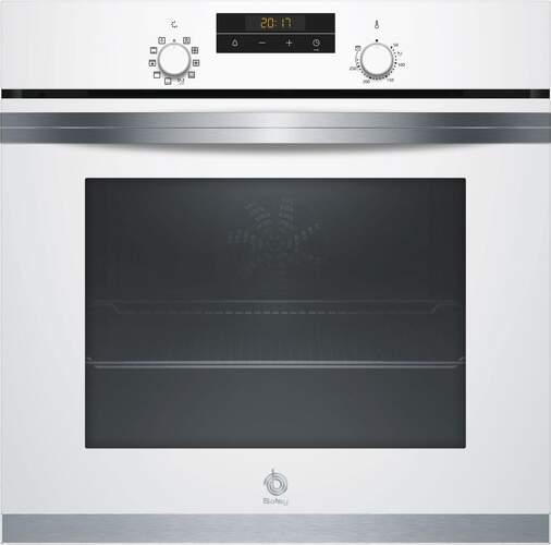 Horno Balay 3HB4331B0 - Clase A, Aqualisis, Abatible, Blanco