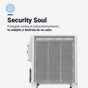 RADIADOR MICA U.BLUE UCRM9000 1500W BCO. RUEDAS