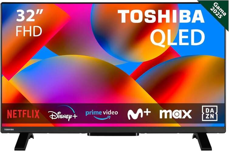 TV Toshiba 32" QLED 32QV2F63DG