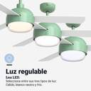 VENTILADOR TECHO U.BLUE VENTO6048T DC 122CM WIFI T