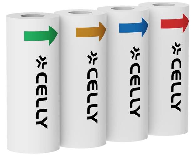 Papel t&eacute;rmico Celly Adhesivo