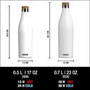 BOTELLA SIGG MERIDIAN WHITE  0.7L