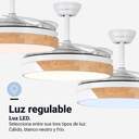 VENTILADOR TECHO U.BLUE HABOB 7042WD RETRACT DC.WI