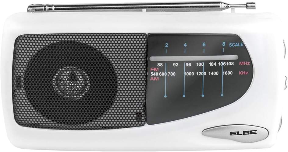 Radio Port&aacute;til Elbe RF-52 Blanco