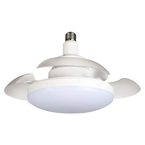 Ventilador Techo CristalRecord Night Venty 10W .40cmr, Led, Mando, Blanco