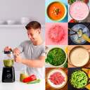 BATID. VASO TAURUS OPTIMA NERO 1500W 1,5L V/C BLK