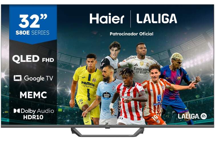 TV Haier 32" QLED H32S80EFX