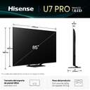 TV HISENSE 85%%%quot; 85U7Q PRO UHD MINILED PRO 165HZ