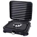 HORNILLO JATA JECG2721 1F GAS NEGRO C/TAPA