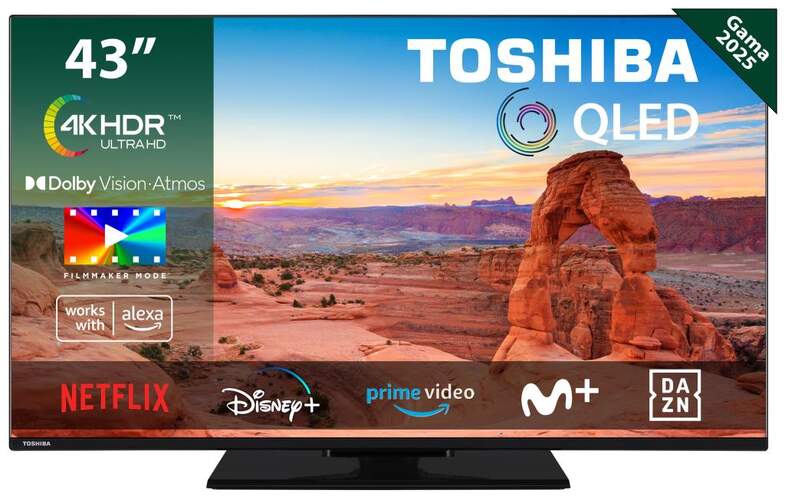 TV 43" Toshiba QLED 43QV3463DG