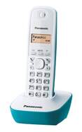 Teléfono Inalámbrico Panasonic KX-TG1611SPC Blanco/Turquesa