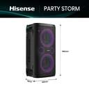 ALTAVOZ HISENSE PARTY STORM 300W BT 15H KARAOKE