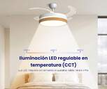 VENTILADOR TECHO RET ARTICA AVTECHR72BM BCO MD 72W