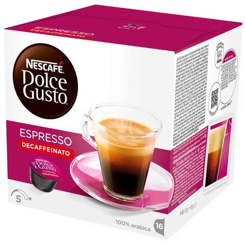 Cápsulas Dolce Gusto Espresso Descaffeinato