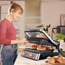 GRILL BRAUN CG7020 INOX 2000W 3EN1 AP.180%%%#186; 29X23CM