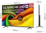 TV LG 75%%%quot; 75NU8E0B3LA UHD NANO A7 WEBOS26 HDR10PRO