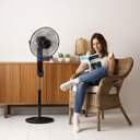 VENTILADOR PIE TAURUS BOREAL DIG ANT/MOSQUITOS 40C