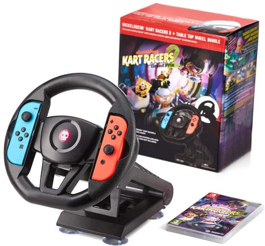 Volante Nintendo Switch+ Nickeloedon Kart Racers 2