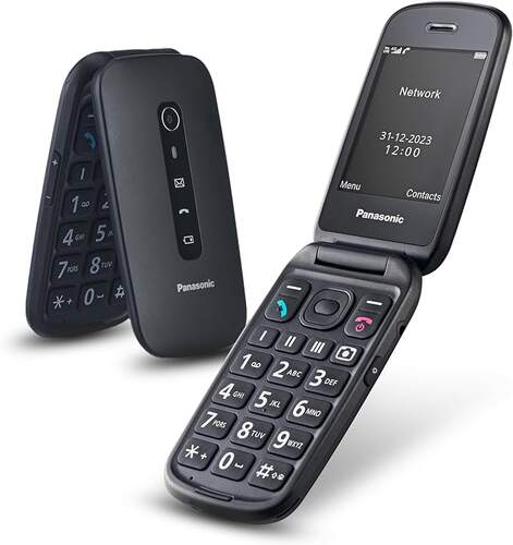 Teléfono Panasonic KXTU550EXB para personas mayores