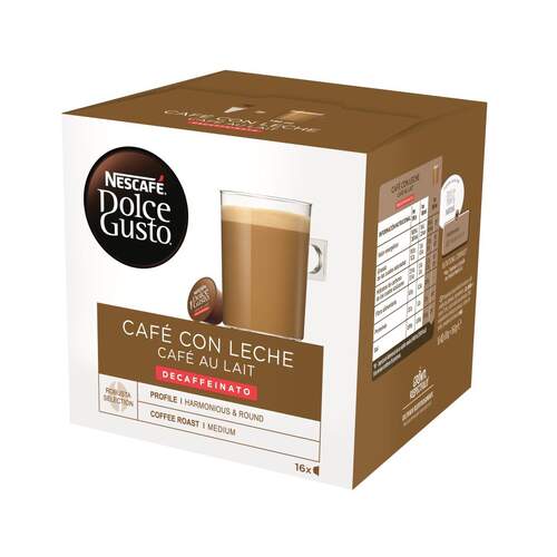 Cápsulas Dolce Gusto Au Lait Descafeinado