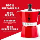 CAFET. ITALIANA BIALETTI MOKA EXPRESS RED 6T