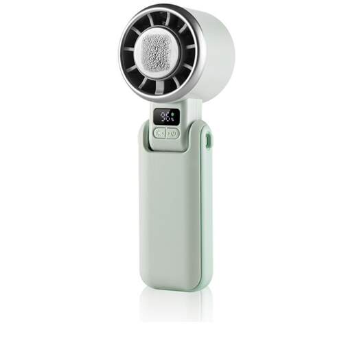 Ventilador Mano Cristal Ice Pro Verde