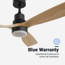 VENTILADOR TECHO U.BLUE ALM 4056 3A 142CM LED DC