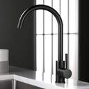 GRIFO COCINA IMEX GCR002NG LYON NEGRO MATE