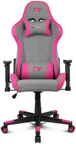 Silla Gaming Drift DR90 Pro Gris/Rosa