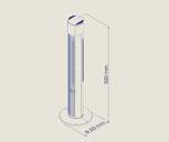 VENTILADOR TORRE ARTICA 45W 112 CM NEGRO