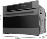 HORNO CECOTEC BOLERO HEXA AF314500 53L MATT 2826