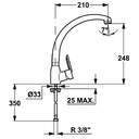 GRIFO TEKA MN CROMO 8191462