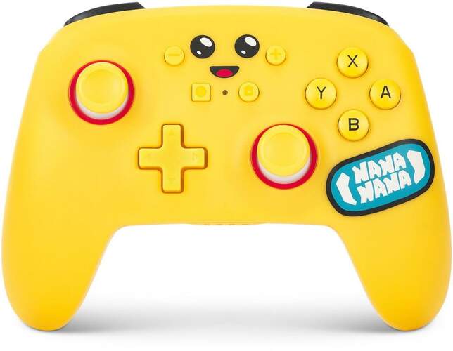 Mando Nintendo Switch Peely + Codigo descarga Fortnite Prickly Axe